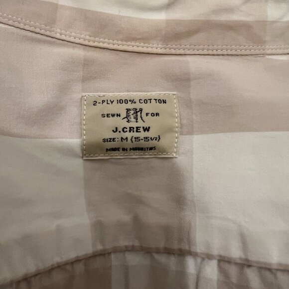 J.Crew Gingham Button Down - Picture 3 of 4